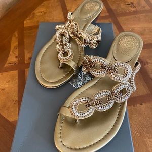 Vince Camuto Copper Metallic Sandal